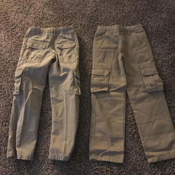 boys khaki cargo pants